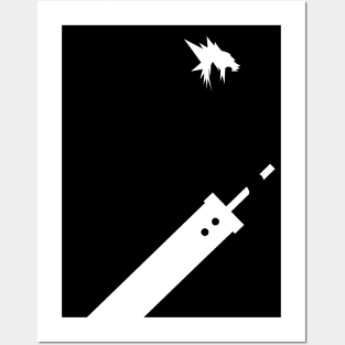 Minimalist Cloud, Final Fantasy 7 Posters and Art